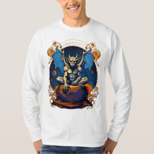 T-shirt chemise Gargoyle, chemise imaginaire, chemise médi