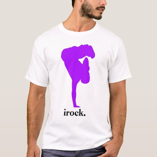 T-shirt Chemise géniale d'irock pour des types (Devant)