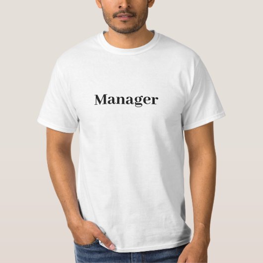 T-shirt Chemise - Gestionnaire (Devant)