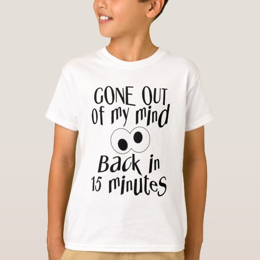 T-shirt Chemise "Gone Out Of My Mind" - choisir style & co (Devant)