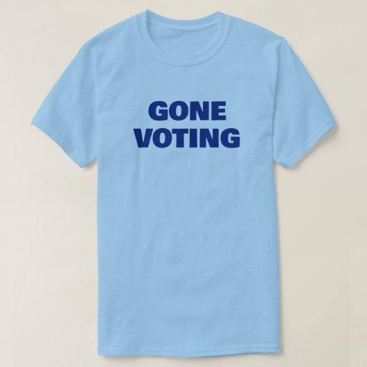 T-shirt Chemise Gone Voting™ (Design devant)