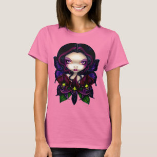 T-shirt Chemise gothique féerique de fleur d'orchidée