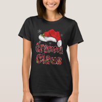 Chemise Gramma Claus Santa Chapeau Rouge Buffalo P