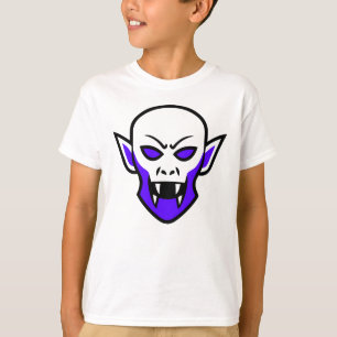 T-shirt Chemise graphique à visage de vampire effrayant –