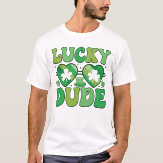 T-shirt Chemise graphique Lucky Dude St. Patrick’s Day