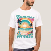T-shirt Chemise graphique rétro Summer Breeze (Devant)