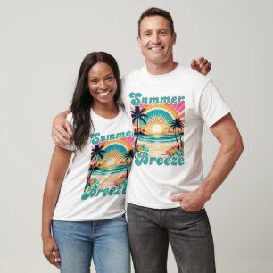 T-shirt Chemise graphique rétro Summer Breeze