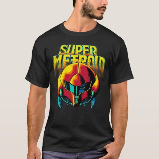 T-shirt Chemise graphique Samus Retro Metroid Dread (Devant)