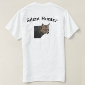 T-shirt Chemise graphique Silent Hunter Gray Fox (Design dos)