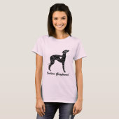 T-shirt Chemise Greyhound italienne - Iggy bête (Devant entier)