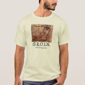 T-shirt Chemise GROIN avec chien de prairie (Devant)