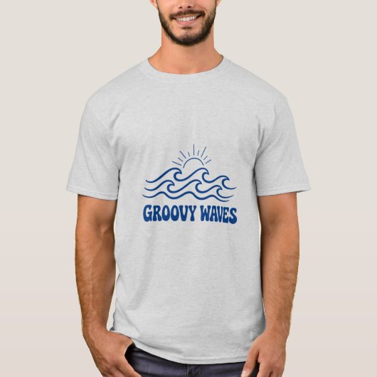 T-shirt Chemise Groovy Waves (Devant)