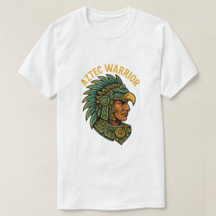 T-shirt Chemise Guerrier Aztèque – Puissance et Courage An