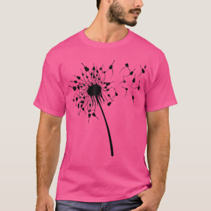 T-shirt Chemise Guitare Dandelion Pour Guitare Guitariste