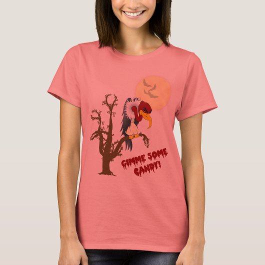 T-shirt Chemise Halloween Buzzard (Devant)