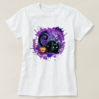 T-shirt Chemise Halloween Chat
