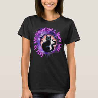 T-shirt Chemise Halloween Chat