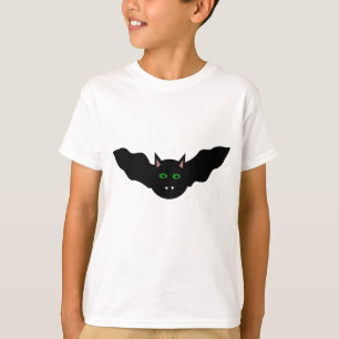 T-shirt Chemise Halloween Chauve-Souris Vampire au Visage 