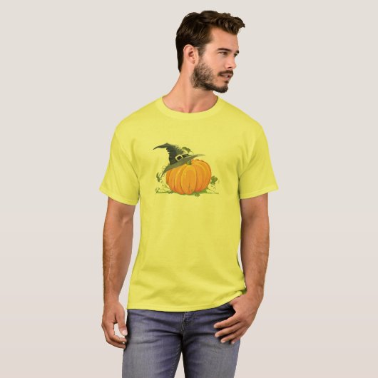 T-shirt Chemise Halloween citrouille et Casquette (Devant entier)