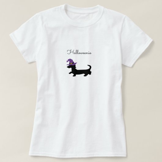 T-shirt Chemise Halloween Dachshund (Design devant)