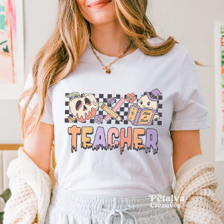 T-shirt Chemise Halloween de l'enseignant