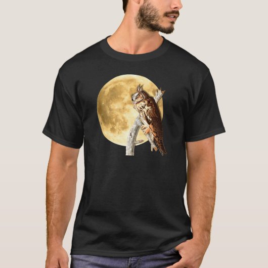 T-shirt Chemise Halloween de lune de duc d'Audubon (Devant)