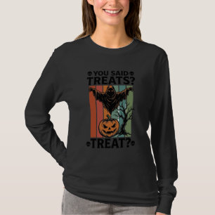 T-shirt Chemise Halloween Fantôme avec Pun de friandise ef