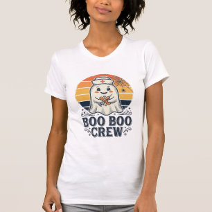 T-shirt Chemise Halloween Fantôme Infirmière Mignonne Boo