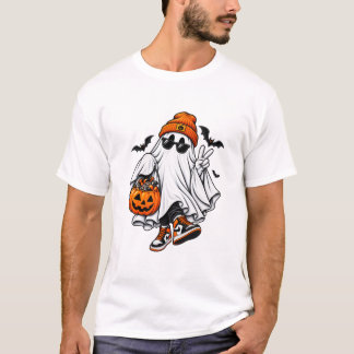 T-shirt chemise Halloween fantôme mignon