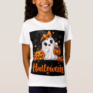 T-Shirt Chemise Halloween Fantôme Mignon – Joy Halloween C