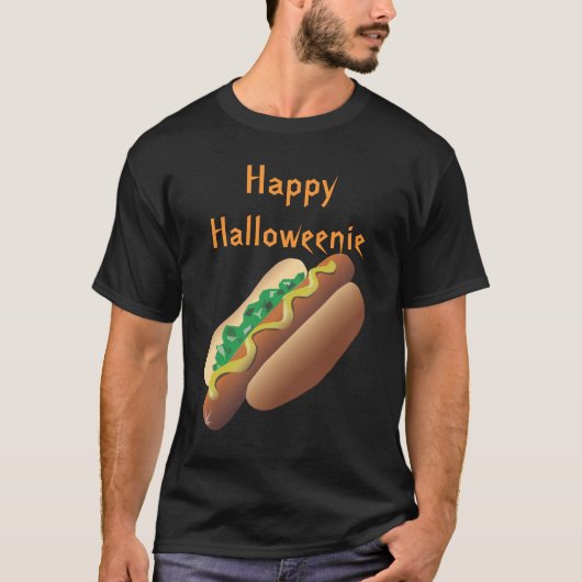T-shirt Chemise Halloween Hotdog (Devant)