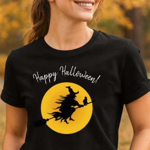 T-shirt Chemise Halloween Sorcière Volante