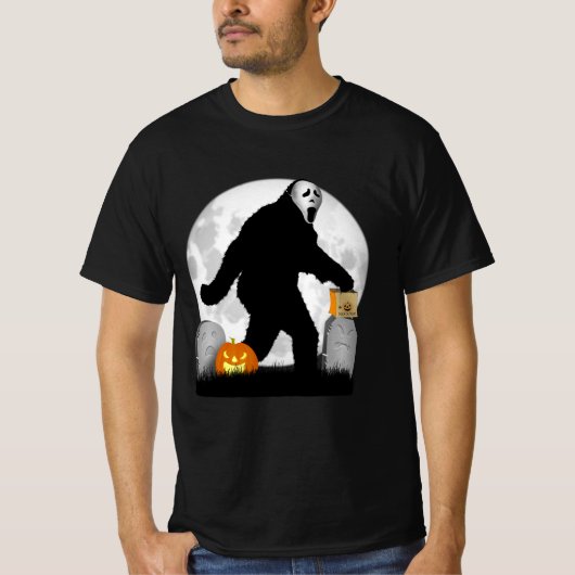 T-shirt Chemise Halloween Squatchin' (Devant)