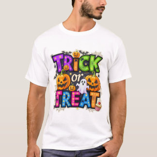 T-shirt Chemise Halloween « Trick or Treat »