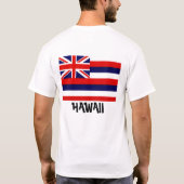 T-shirt Chemise hawaïenne de drapeau (Dos)
