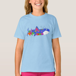 T-shirt Chemise Hello Whale Enfants