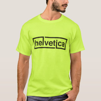 T-shirt Chemise helvetica d'artiste !