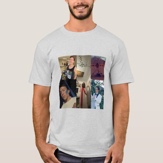 T-shirt chemise Herbas Collage (Devant)
