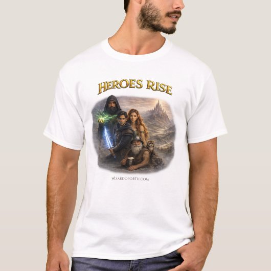 T-shirt Chemise HEROES RISE (Devant)