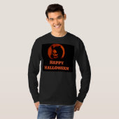 T-shirt Chemise heureuse de faucheuse de Halloween (Devant entier)