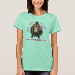 T-shirt Chemise heureuse de singe de Mohawkey