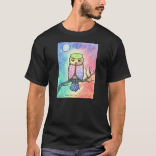 T-shirt Chemise Hibou Colorée
