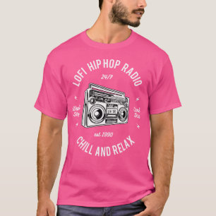 T-shirt Chemise Hip hop Lofi - Vieux Hip hop scolaire