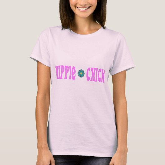 T-shirt Chemise hippie de poussin (Devant)