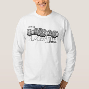 T-shirt Chemise historique de types de Placerville la