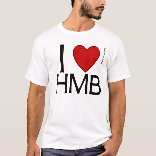 T-shirt Chemise HMB Coeur (Devant)