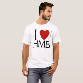 T-shirt Chemise HMB Coeur (Devant entier)