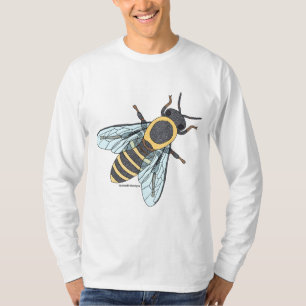 T-shirt Chemise homme à manches longues - Abeille domestiq
