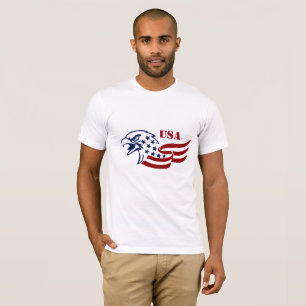 T-shirt Chemise homme aigle militaire