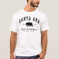 Chemise homme blanche Santa Ana - Motif Ours Grizz
